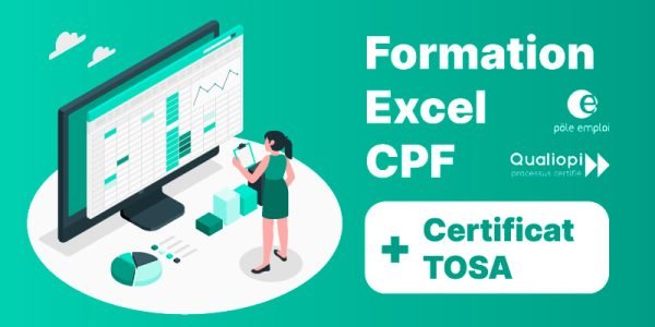 formation excel cpf avec certification TOSA